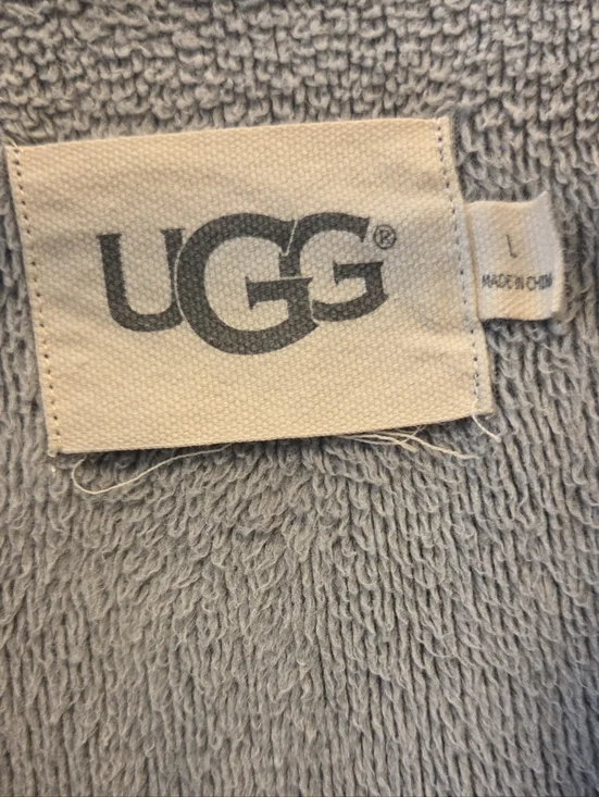 UGG Men's Slate Blue Full-Zip Hoodie - Picture 3 of 9